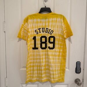 Yellow Tie-Dye Short Sleeve Tee